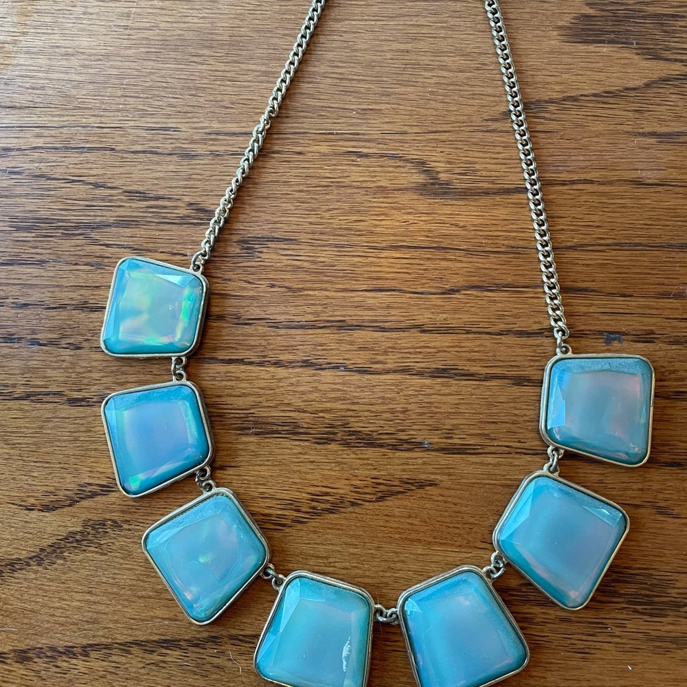 Turquoise statement necklace